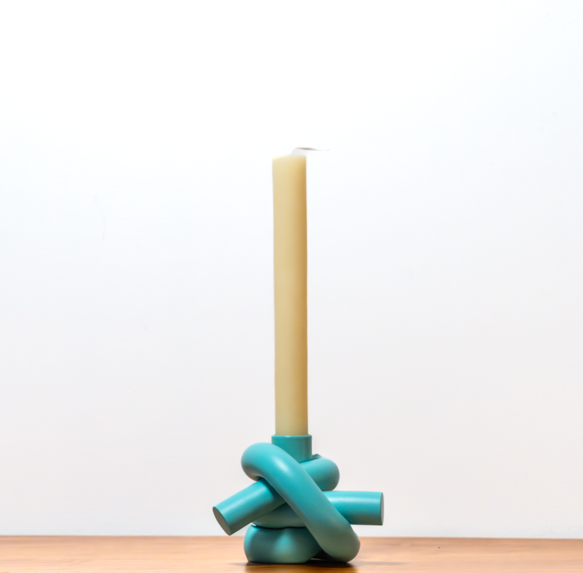 Candle with holder